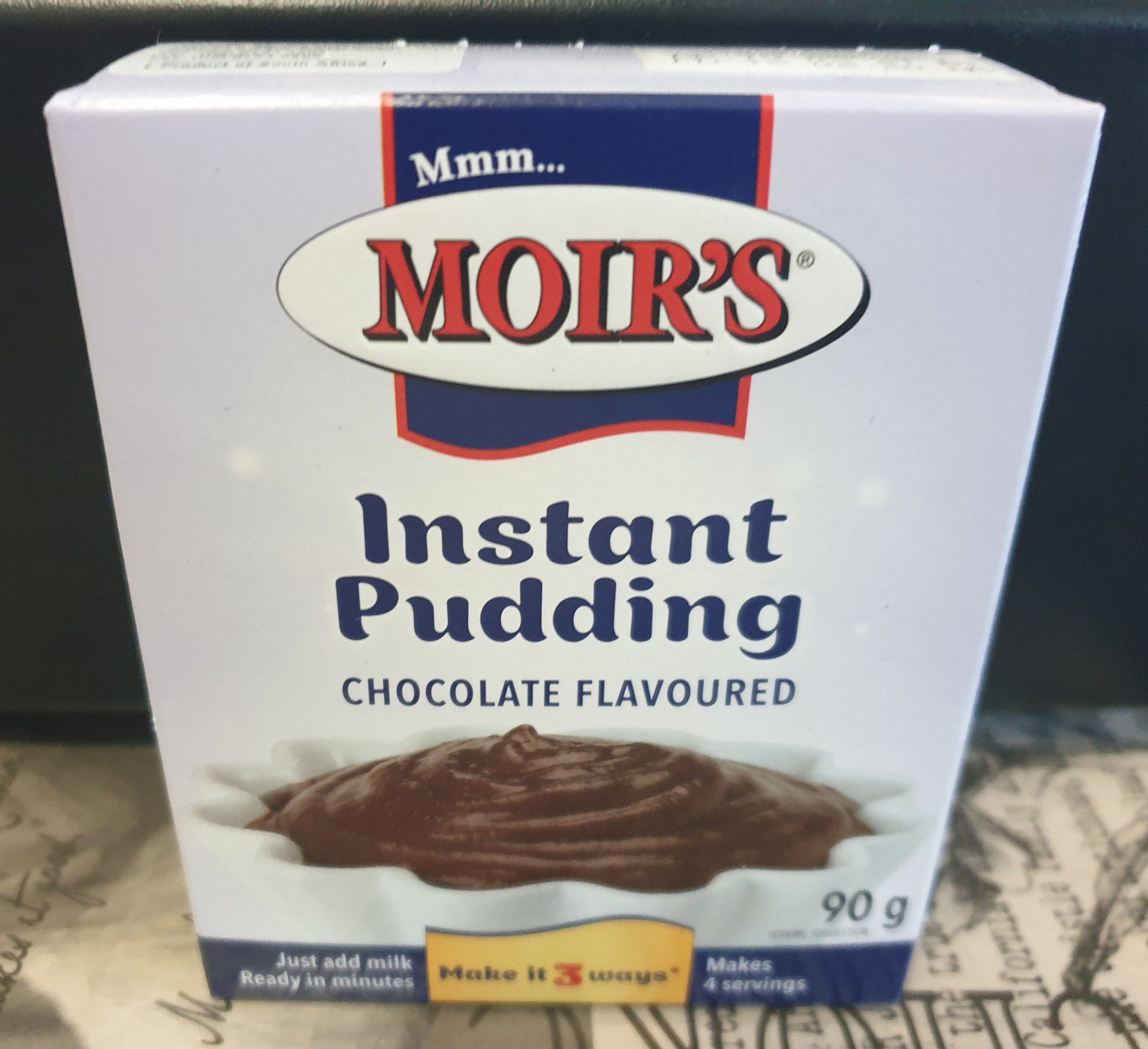 Moirs Instant Pudding Chocolate