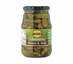 Koo Sweet & Sour Gherkins 375ml