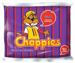Chappies bubblegum grape 100’s