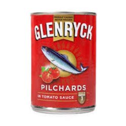Glenryck Pilchards Tomato Sauce 400g -Newcastle_Biltong_co