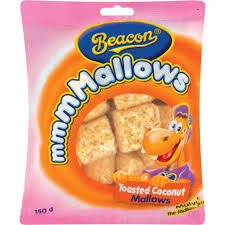 Beacon Mmmallows Toasted Coconut 150g