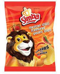 Simba Mexican Chilli Chips 125g